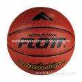 Good Quality PU Basketball, 8 Panels Design, Rubber Bladder